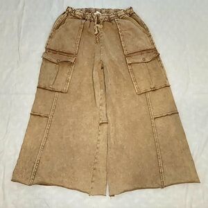 Easel Wide Leg Cropped Pant